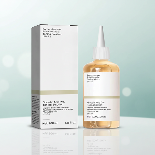Lumière Skin™ | 100ml Glycolic Acid 7% Toning Solution To Remove Acne and Moisturize Skin